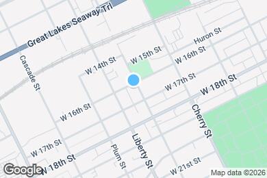 Map image of the property - 1606 Poplar St