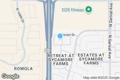 Map image of the property - 11678 N 166th Dr