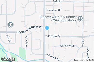 Map image of the property - 910 Foothills Ct
