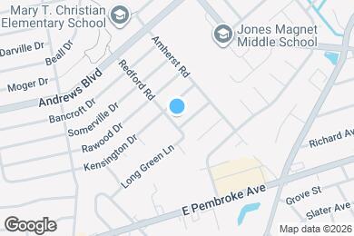 Map image of the property - 708 Redford Rd