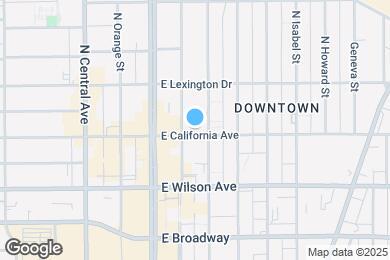 Map image of the property - 211 E California Ave