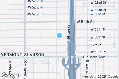 Map image of the property - 5606 S Figueroa St