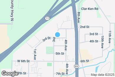 Map image of the property - 306 NW 3rd St