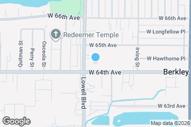 Map image of the property - Baker School Apartments