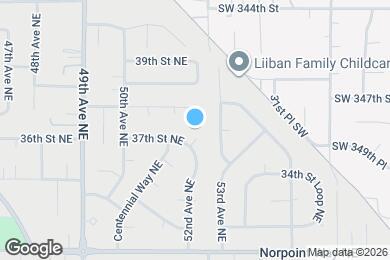 Map image of the property - 5069 37th St NE