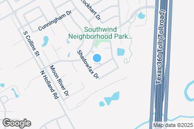 Map image of the property - 9314 Water Bend Dr