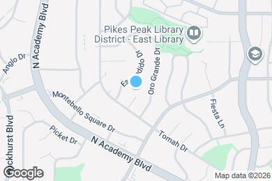 Map image of the property - 5428 Escondido Ct