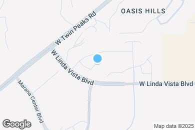 Map image of the property - 9678 N Rancho Lozano