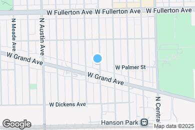 Map image of the property - 2206 N Menard Ave