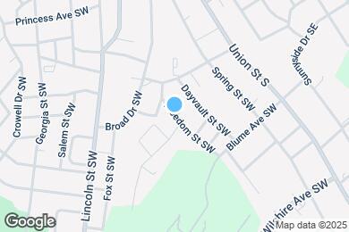 Map image of the property - 356 Freedom St SW
