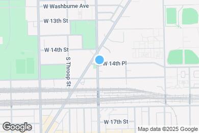 Map image of the property - 1151 W 14th Pl