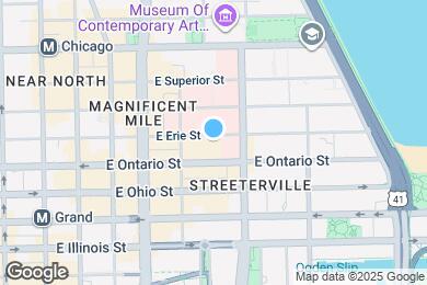 Map image of the property - 233 E Erie St