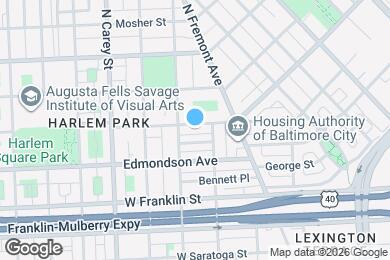 Map image of the property - 1023 Harlem Ave