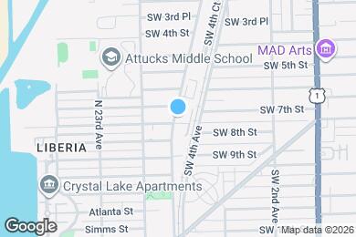 Map image of the property - 417 SW 7th Ter