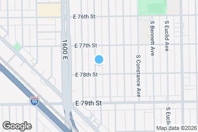 Map image of the property - 7743 S East End Ave