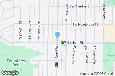 Map image of the property - West Seattle Flats