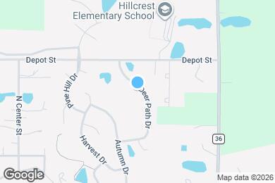 Map image of the property - 878 Deer Path Dr