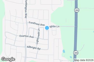 Map image of the property - 4119 Starlight Creek Dr