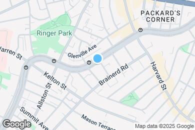 Map image of the property - 1308 Commonwealth Ave