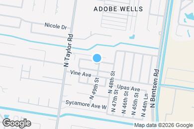 Map image of the property - 4901 La Vista St