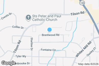 Map image of the property - 2500 Brentwood Rd