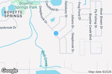 Map image of the property - 10603 Deepbrook Dr