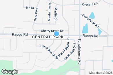 Map image of the property - 1806 Central Trails Dr