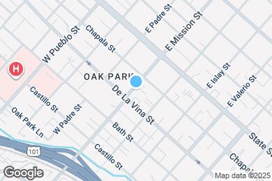 Map image of the property - 121 W Mission St