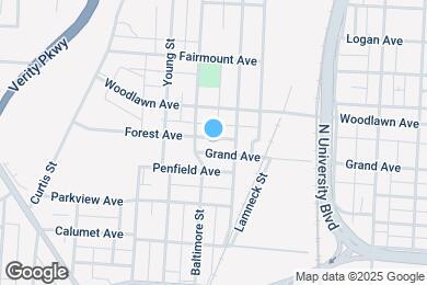 Map image of the property - 1508 Forest Ave