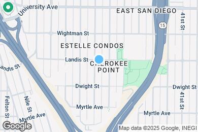 Map image of the property - 3673 Cherokee Ave