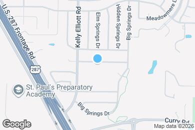 Map image of the property - 4200 Cypress Springs Dr