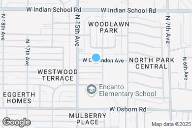 Map image of the property - 1311 W Clarendon Ave