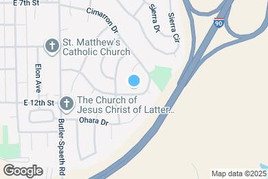 Map image of the property - 1706 Monte Vista Ln