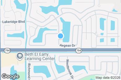 Map image of the property - 9505 Aegean Dr