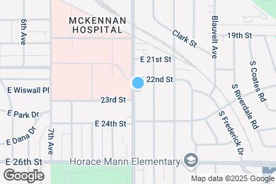 Map image of the property - 1508 S Cliff Ave