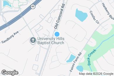 Map image of the property - 1500 Jeffrey Bryan Dr