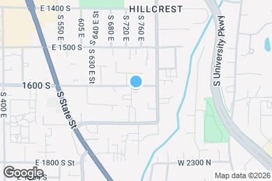 Map image of the property - 1633 S 740 E