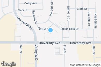 Map image of the property - 9533 University Ave