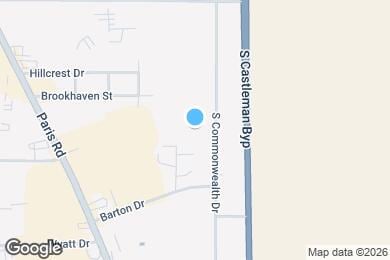 Map image of the property - Commonwealth Court Apartments