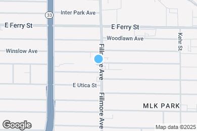 Map image of the property - 1414 Fillmore Ave