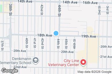 Map image of the property - 4320 18th Ave