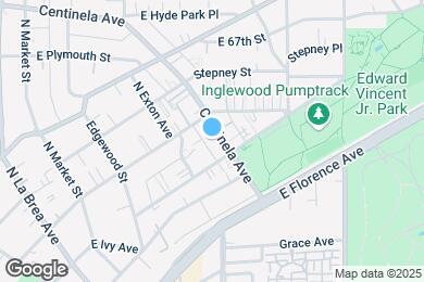 Map image of the property - 417 Centinela Ave