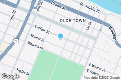 Map image of the property - 222 Telfair St