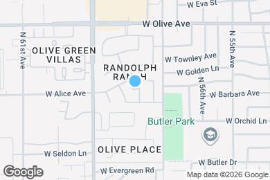 Map image of the property - 8718 N 57th Ln