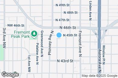 Map image of the property - 4424 Francis Ave N