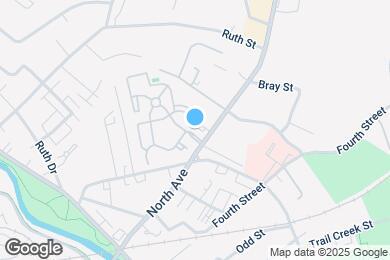 Map image of the property - 213 North Ave