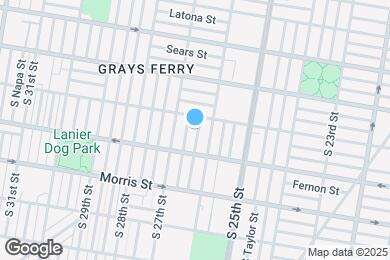 Map image of the property - 1518 S Bailey St