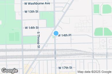 Map image of the property - 1111 W 14th Pl