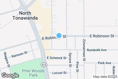 Map image of the property - 601 E Robinson St