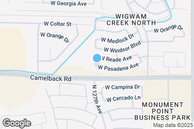 Map image of the property - 12642 W Pasadena Ave